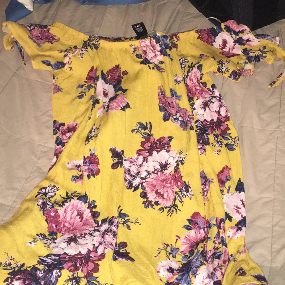 Yellow Floral Shirt